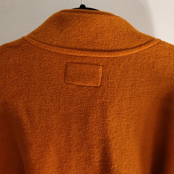 Goodfellow Quarter zip fleece XXL NWT rust orange - Picture 10 of 12